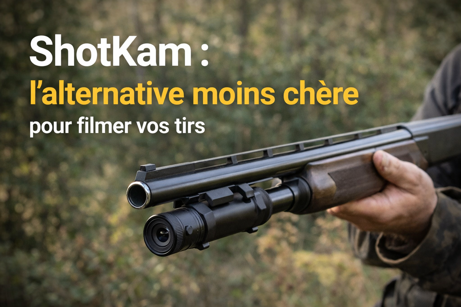 ShotKam : l’alternative moins chère pour filmer vos tirs