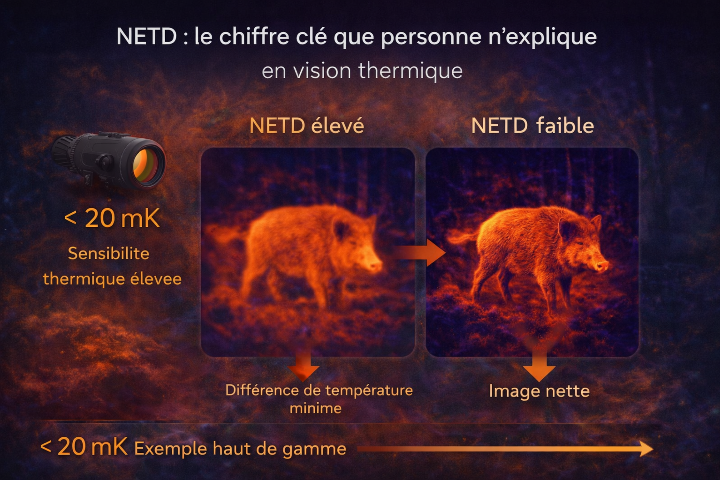 NETD : le chiffre clé que personne n’explique en vision thermique