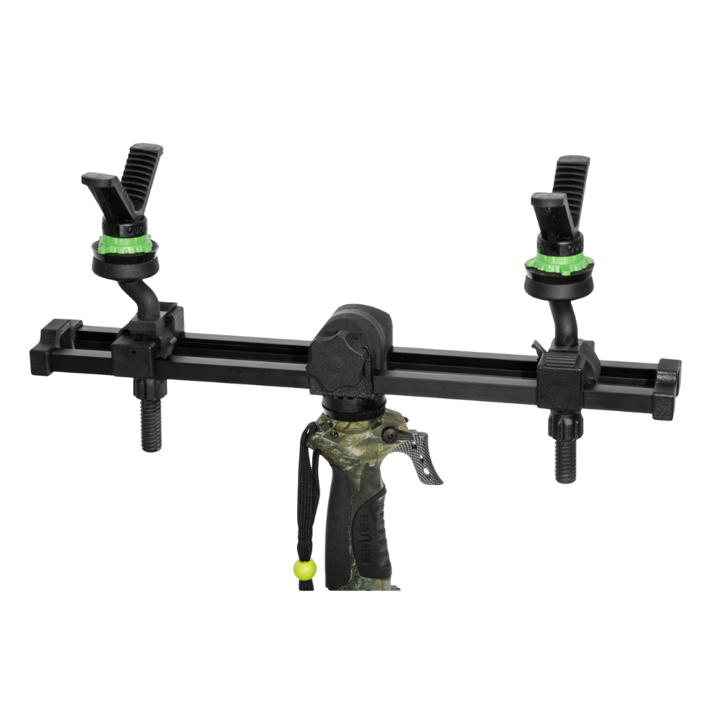 Support double pour trépied de tir – Maintien 2 points pour fusil & carabine