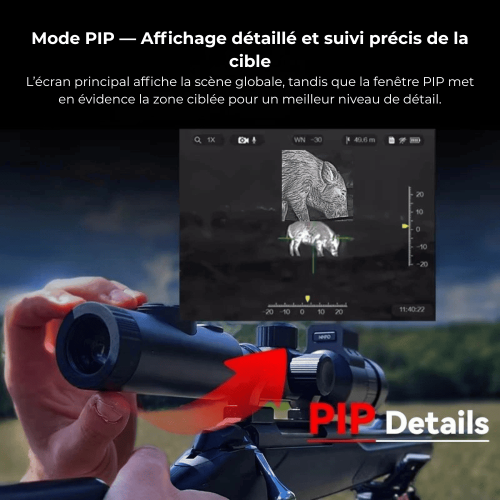 Lunette thermique TCS-335 LRF - 35 mm - 384×288