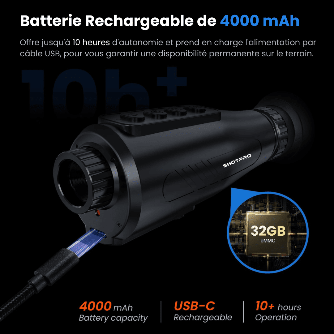 Monoculaire Thermique ShotPro SH15 256 × 192