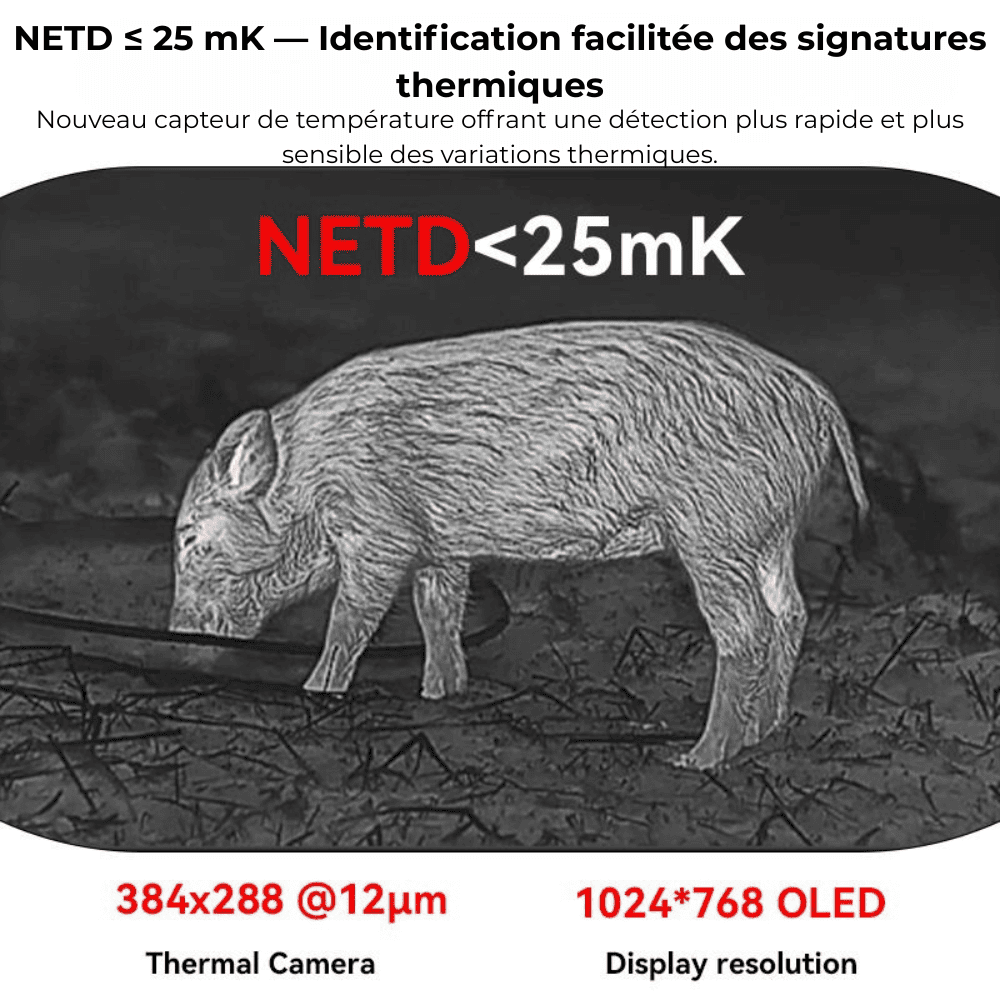 Lunette thermique TCS-335 LRF - 35 mm - 384×288