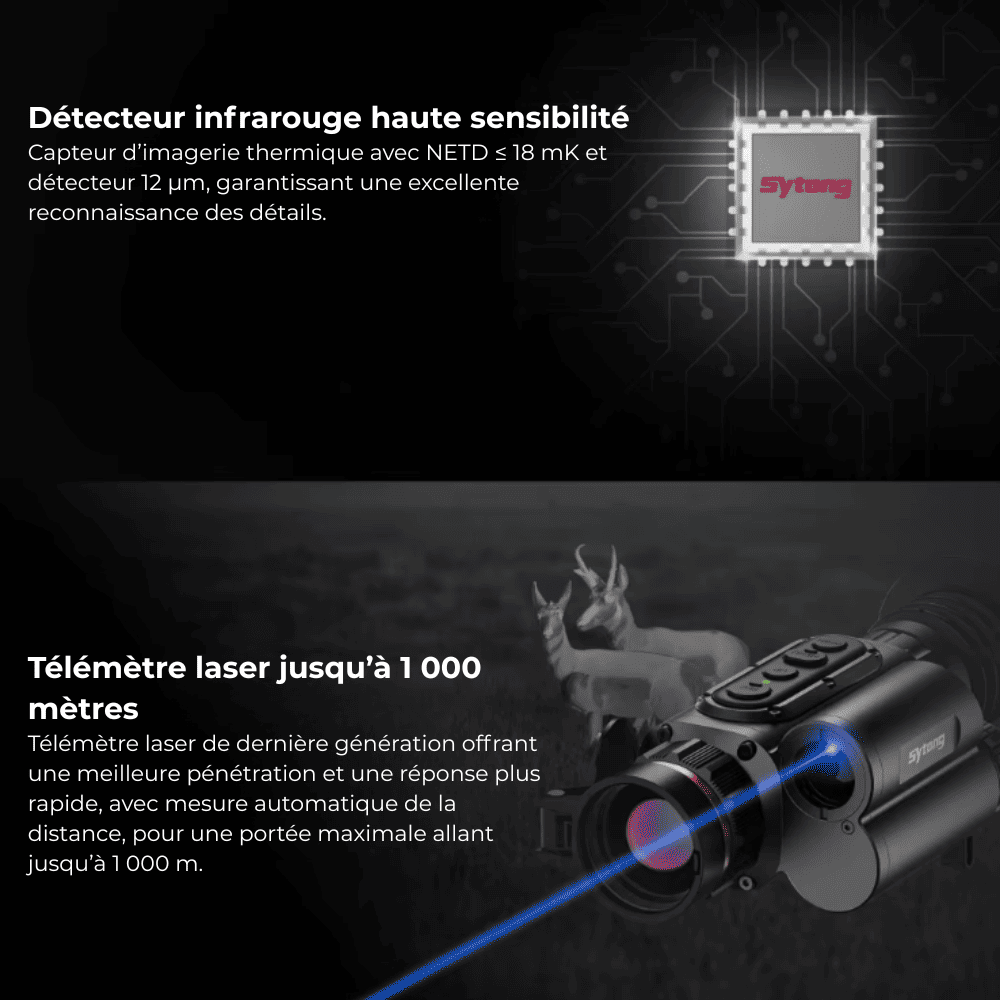 Lunette thermique LM02-25 LRF — 25 mm — 256×192