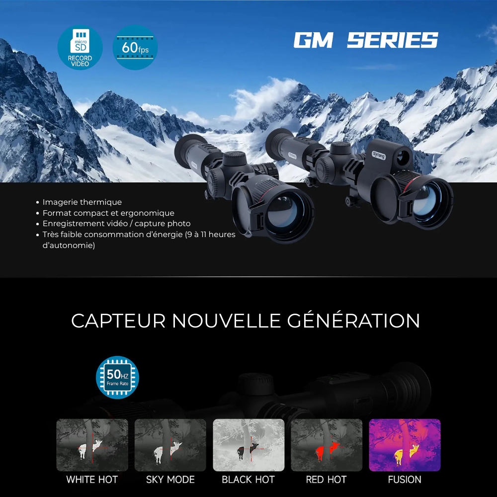 Lunette thermique SH03 384*288 - 35mm