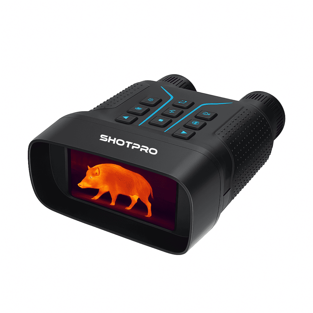 Binoculares de visión nocturna SH45 4K con grabación de video: alcance de 400 m