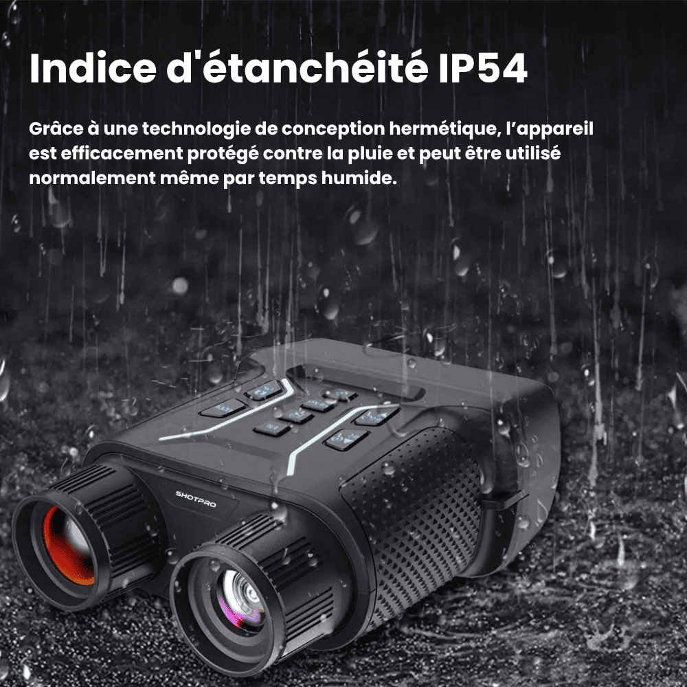 Jumelles Vision Nocturne SH45 4K avec Enregistrement Vidéo – Portée 400m