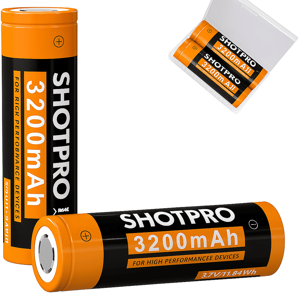 Batterie 18650 ShotPro X PARD – 3200mAh Haute Performance