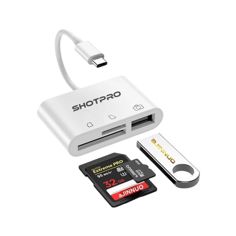 Lettore di schede di memoria 3 in 1 Iphone/Android