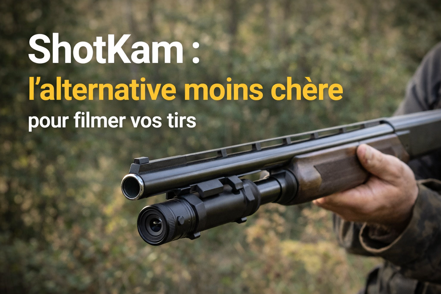 ShotKam : l’alternative moins chère pour filmer vos tirs