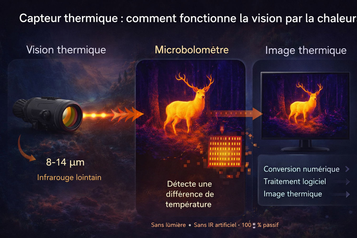 Capteur thermique : comment fonctionne la vision par la chaleur