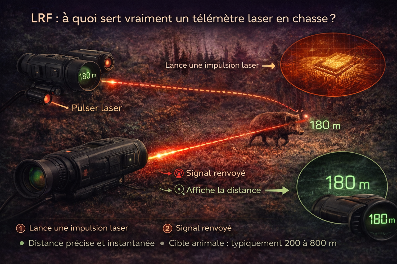 LRF : à quoi sert vraiment un télémètre laser en chasse ?
