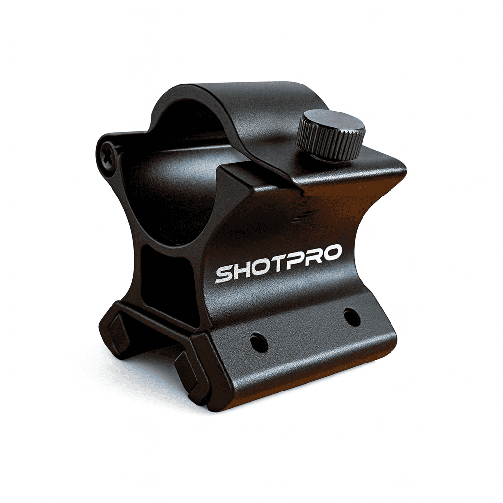 Support magnétique universel Ø 27–30 mm — Fixation rapide pour ShotPro V2 & Lampes d’affût