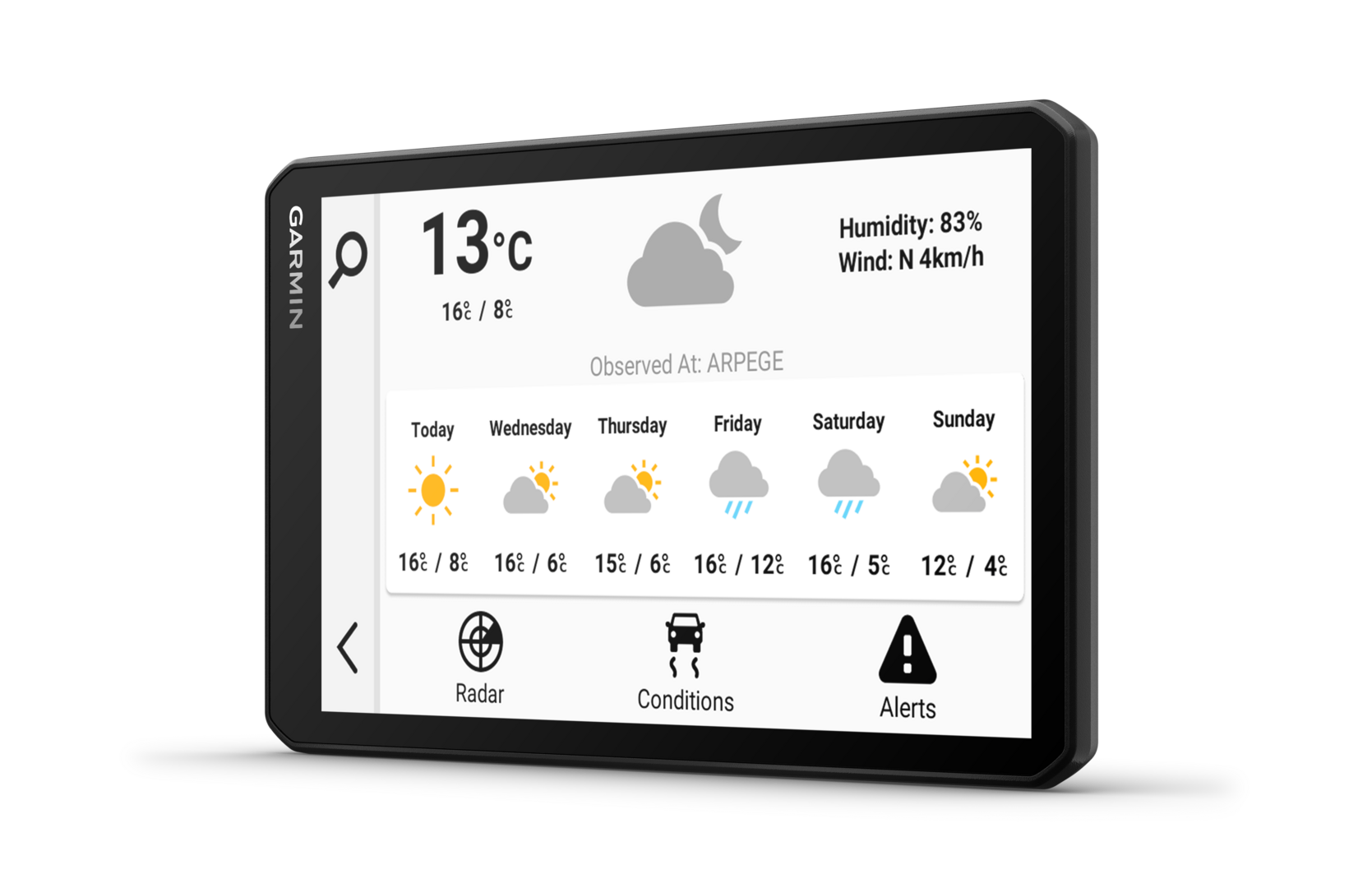 GPS ROUTIER GARMIN DRIVETRACK™ 72
