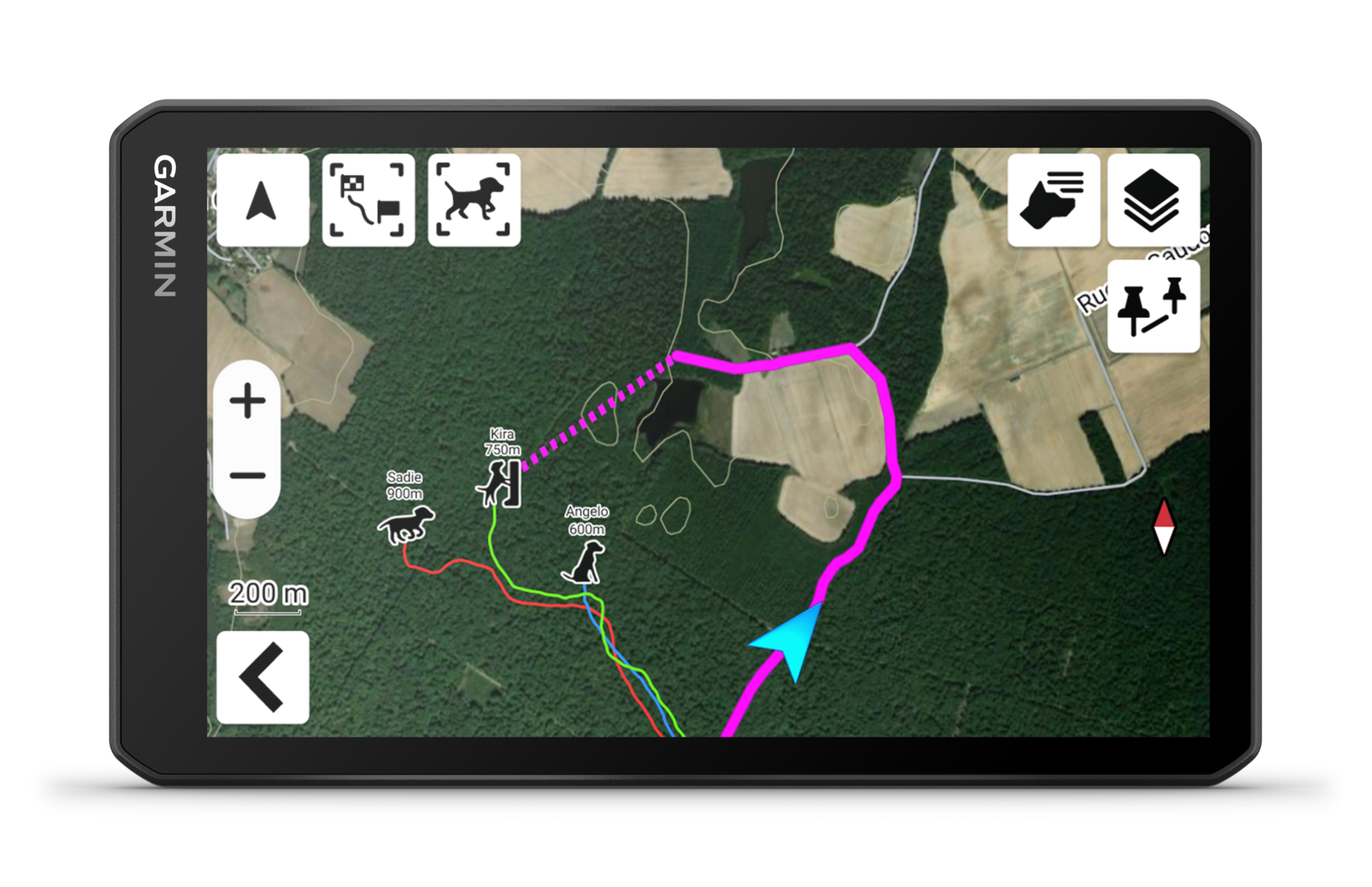GPS ROUTIER GARMIN DRIVETRACK™ 72
